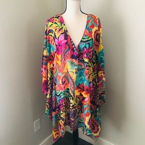 Tahari swim coverup